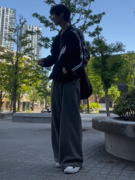 CLEL】Wool Blend Herringbone Tweed 3D Pants / ウールブレンド