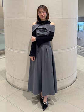 「dazzlin（ダズリン）のアイテム」を使った、momokoさん（レディース・160cm）の冬コーディネート