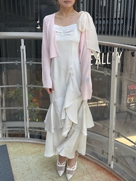 「dazzlin（ダズリン）のアイテム（トップス）」を使った、momokoさん（レディース・160cm）の春コーディネート