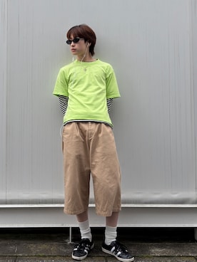 「無印良品（ムジルシリョウヒン）のアイテム」を使った、shawichiroさん（メンズ・172cm）の夏コーディネート