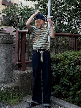 「GAP（ギャップ）のアイテム」を使った、shawichiroさん（メンズ・172cm）の秋コーディネート