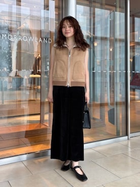 「HENRI EN VARGO（ヘンリエンヴァーゴ）のアイテム」を使った、Chujo_TOMORROWLANDさん（レディース・156cm）の秋コーディネート