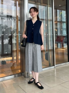 「MACPHEE（マカフィー）のアイテム」を使った、Chujo_TOMORROWLANDさん（レディース・156cm）の夏コーディネート