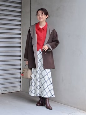 Chujo_TOMORROWLANDさん（レディース・156cm）の秋コーディネート