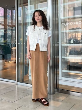 「BALLSEY（ボールジィ）のアイテム」を使った、Chujo_TOMORROWLANDさん（レディース・156cm）の夏コーディネート