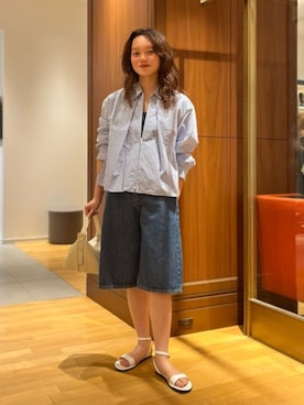 「DES PRES（デ・プレ）のアイテム」を使った、Chujo_TOMORROWLANDさん（レディース・156cm）の夏コーディネート