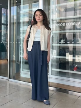 「DES PRES（デ・プレ）のアイテム」を使った、Chujo_TOMORROWLANDさん（レディース・156cm）の夏コーディネート