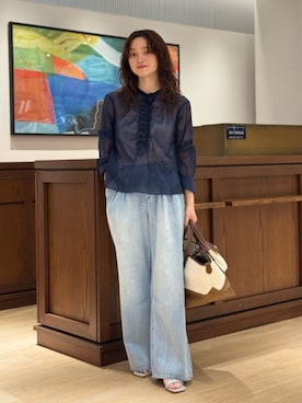 「HENRI EN VARGO（ヘンリエンヴァーゴ）のアイテム」を使った、Chujo_TOMORROWLANDさん（レディース・156cm）の夏コーディネート