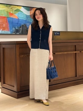 「PHILIPPE AUDIBERT（フィリップ オーディベール）のアイテム」を使った、Chujo_TOMORROWLANDさん（レディース・156cm）の夏コーディネート