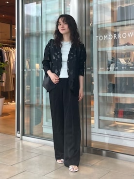 「DES PRES（デ・プレ）のアイテム」を使った、Chujo_TOMORROWLANDさん（レディース・156cm）の夏コーディネート