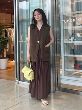 「NEBULONI E（ネブローニ）のアイテム」を使った、Chujo_TOMORROWLANDさん（レディース・156cm）の夏コーディネート