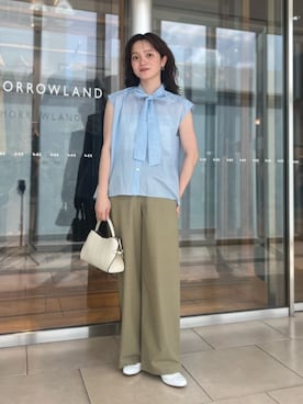 「tov（トーヴ）のアイテム」を使った、Chujo_TOMORROWLANDさん（レディース・156cm）の夏コーディネート