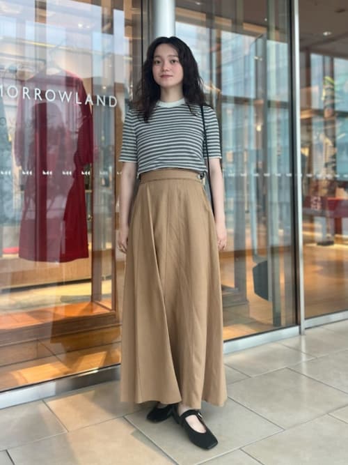 GALERIE VIE（ギャルリー ヴィー） ロング スカート リブコンビ