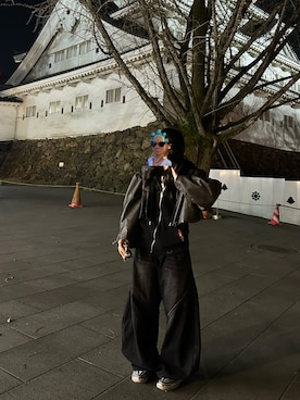 「AIR JORDAN（エアジョーダン）のアイテム（スニーカー）」を使った、かーちゃんさん（レディース・158cm）の夏コーディネート
