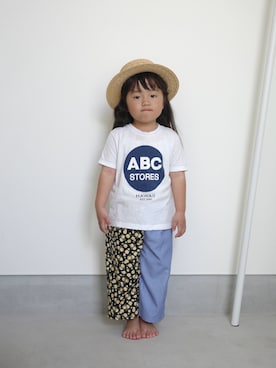 「しまむら（シマムラ）のアイテム（パンツ、その他）」を使った、71529さん（キッズ・100cm）の夏コーディネート
