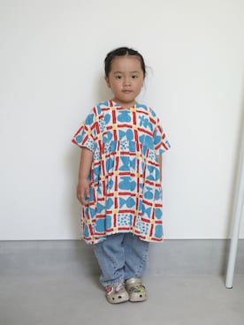「BOBO CHOSES（ボボショーズ）のアイテム」を使った、71529さん（キッズ・100cm）の夏コーディネート