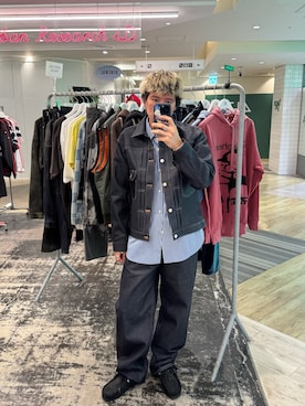 「URBAN RESEARCH（アーバンリサーチ）のSHIOTA　スーピマDENIM JACKET#BEN（デニムジャケット、ブルー系）」を使った、あらたさん（メンズ・170cm）の秋コーディネート