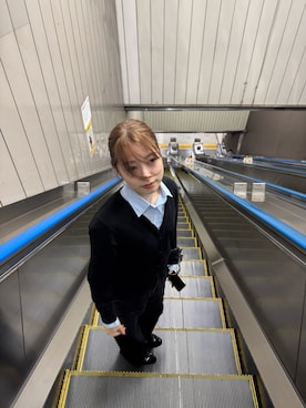 「Repetto（レペット）のアイテム」を使った、ゆいさん（レディース・151cm）の冬コーディネート