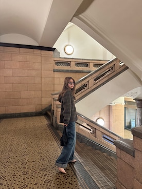 「Our Legacy（アワーレガシー）のアイテム」を使った、ゆいさん（レディース・151cm）の冬コーディネート