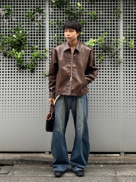 「アイテム（ブルゾン）」を使った、ryuseiwear17さん（メンズ・181cm・10代）の秋コーディネート