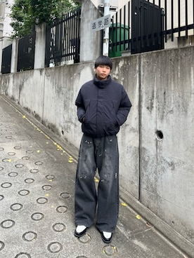 「アイテム（ローファー）」を使った、琉星さん（メンズ・181cm・10代）の冬コーディネート