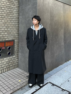 「アイテム（ローファー）」を使った、琉星さん（メンズ・181cm・10代）の冬コーディネート