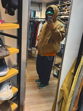 「アイテム（シューズ）」を使った、らいのさん（メンズ・173cm）の冬コーディネート