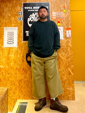 「アイテム（その他トップス）」を使った、MITSUNORI MATSUMURAさん（メンズ・183cm）の冬コーディネート