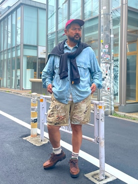 MITSUNORI MATSUMURAさん（メンズ・183cm・40代）の秋コーディネート