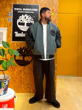 「アイテム（その他アウター）」を使った、MITSUNORI MATSUMURAさん（メンズ・183cm・40代）の秋コーディネート