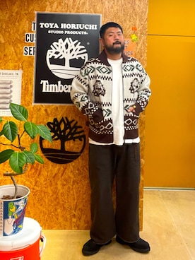 「アイテム（ブーツ）」を使った、MITSUNORI MATSUMURAさん（メンズ・183cm）の秋コーディネート