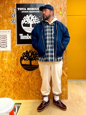 MITSUNORI MATSUMURAさん（メンズ・183cm）の春コーディネート