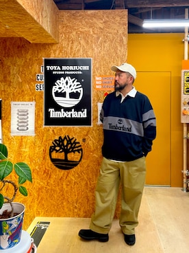 「アイテム（ブーツ）」を使った、MITSUNORI MATSUMURAさん（メンズ・183cm）の秋コーディネート