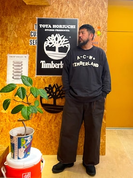 「アイテム（ブーツ）」を使った、MITSUNORI MATSUMURAさん（メンズ・183cm）の秋コーディネート