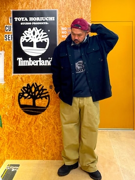 「アイテム（その他トップス）」を使った、MITSUNORI MATSUMURAさん（メンズ・183cm）の秋コーディネート