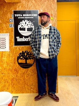 MITSUNORI MATSUMURAさん（メンズ・183cm）の春コーディネート