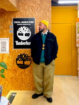 「アイテム（その他トップス）」を使った、MITSUNORI MATSUMURAさん（メンズ・183cm）の秋コーディネート