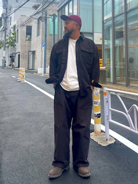 MITSUNORI MATSUMURAさん（メンズ・183cm）の秋コーディネート