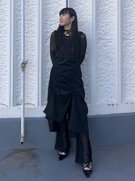 HANANEさん（レディース・156cm）の冬コーディネート