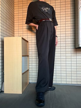 「cussil（クシル）のアイテム」を使った、MJさん（メンズ・186cm）の夏コーディネート