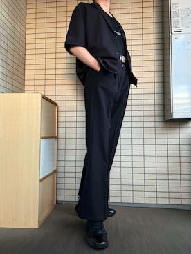 「Loose/ルース（ルース）のアイテム」を使った、MJさん（メンズ・186cm）の夏コーディネート