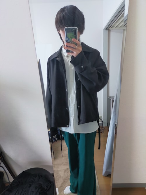 R 相互 Guのスラックスを使ったコーディネート Wear