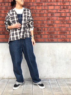 「COMMUNITY MILL（コミュニティ ミル）のアイテム」を使った、KOHAさん（レディース・161cm）の秋コーディネート