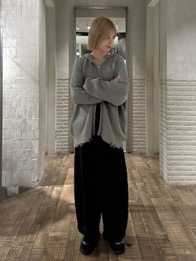 「JEANASIS（ジーナシス）のアイテム（パーカー）」を使った、おはさん（レディース・162cm）の秋コーディネート