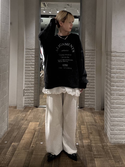 アーチMIXロゴニットプルオーバー/603819（ニット/セーター