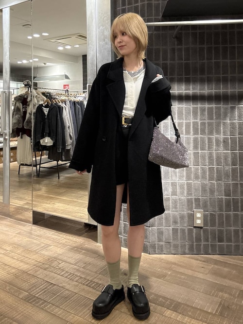 セール】【オンオフで着回し可能☆】ショートビーバーウールミドル