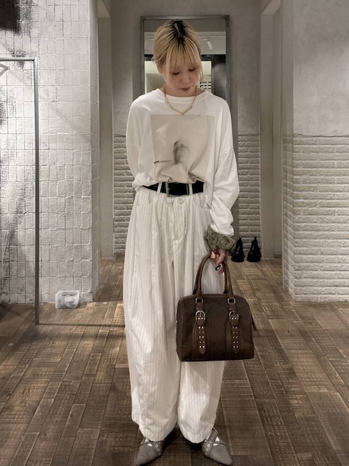 JEANASIS ウエストドロストコクーンパンツ JEANASIS スラックス パンツ 「SET UP対応」ウエストドロスト