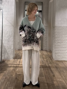 「アイテム（スウェットパンツ、ベージュ系）」を使った、おはさん（レディース・162cm）の秋コーディネート