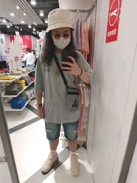 「cotton on（コットンオン）のアイテム」を使った、Spencer Cheungさん（メンズ・170cm）の夏コーディネート