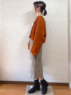 「wearsinc（ウエアーズインク）のアイテム」を使った、るん。さん（レディース・160cm）の秋コーディネート